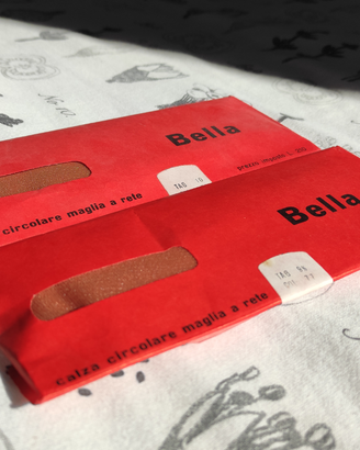 Calze da reggicalze Bella nylon puro ultra vintage