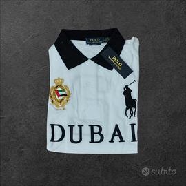 Ralph Lauren Polo Bianca Manica Corta Taglia L