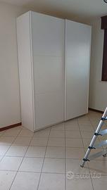 nuovo armadio bianco 2 ante scorrevoli