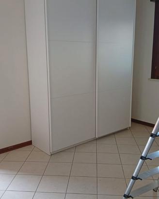nuovo armadio bianco 2 ante scorrevoli