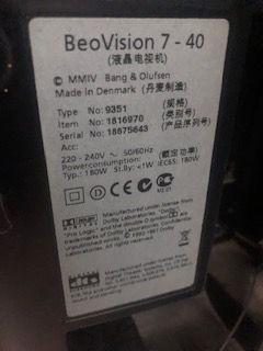 Beovision 7 40 Bang&OLUFSEN