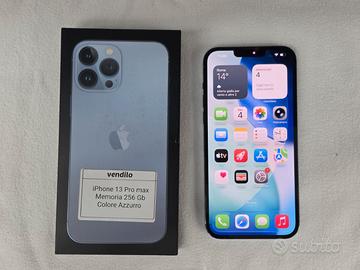 Apple iphone 13 Pro Max 256 Gb Batteria 100%