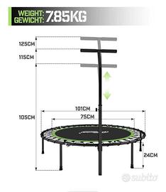 trampolino da fitness