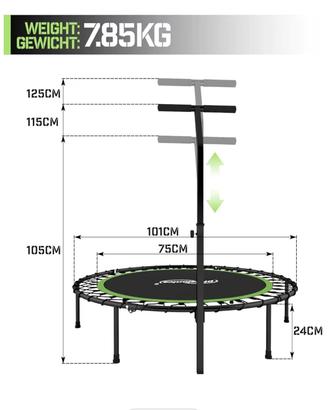 trampolino da fitness