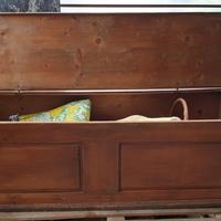 cassapanca legno massello arte povera