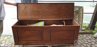 cassapanca legno massello arte povera