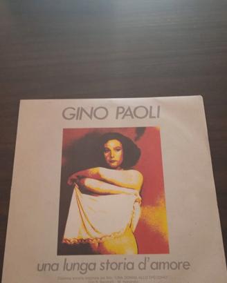 vinile 45 giri gino paoli una lunga storia d'amore