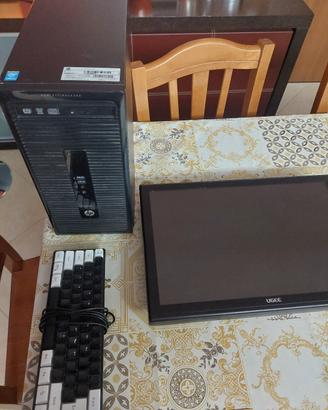 pc core i5,tavoletta grafica Ugee 1910B,tastiera