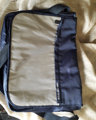 New balance tracolla borsa porta pc originale