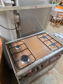 fuochi fornello stufa a gas con forno