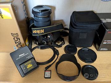 Reflex Nikon d5200 17/50 sigma F2.8