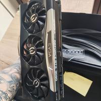 RTX 3090 EVGA FTW3 Ultra 24GB + CableMod+Supporto