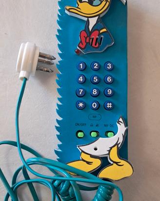 telefono vintage paperino soft phone disney 