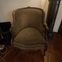 Poltrone in stile Luigi XV 