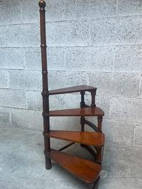 SCALETTA CHIOCCIOLA BIBLIOTECA VINTAGE LIBRERIA