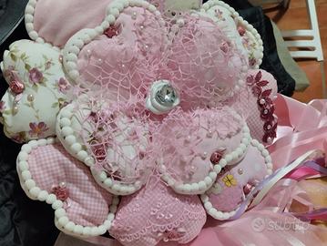 Fiocco rosa nuovo nascita bimba