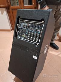 Coppia Casse trolley con mixer integrato 3in1