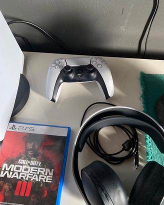 Ps5 + cuffie e gioco
