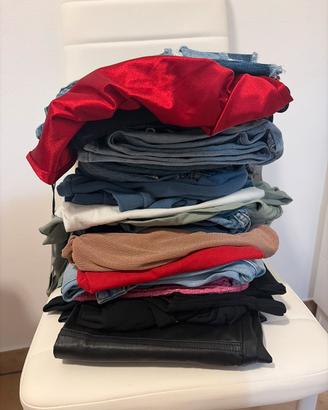 stock  di vestiti