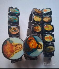 50 bracciali legno rosario