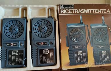 Walkie-talkie Vintage Gio.Co-Tronic con scatola 