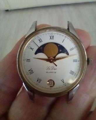 Orologio fasi lunari Le Duc vintage