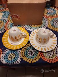 set 2 tazze e piatti Nutella 