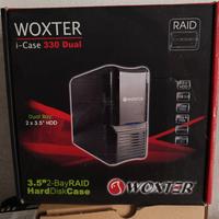 wortex dual case + 2 hard disk all'interno.