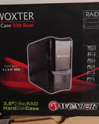 wortex dual case + 2 hard disk all'interno.