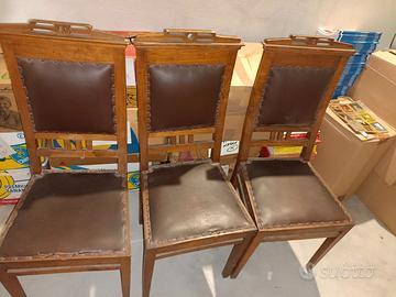 3 SEDIE STILE IMPERO