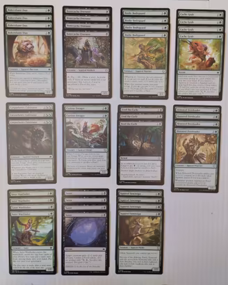 Deck Squirrel Forage Unc Peasant Food Magic MTG