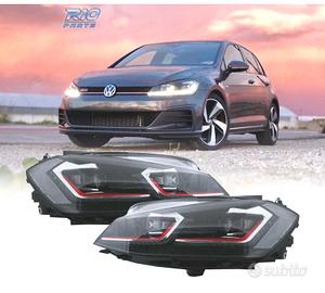 FARI VOLKSWAGEN VW GOLF 7.5 17-19 LED DINAMICI LOO
