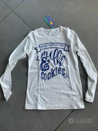 Maglia cotone ragazza Benetton