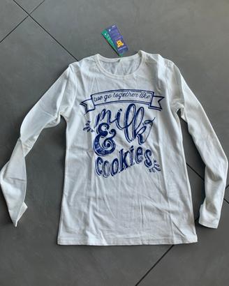 Maglia cotone ragazza Benetton