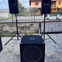 Impianto audio dj / karaoke