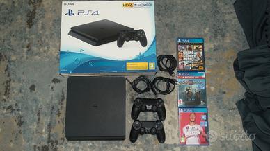 PS4 Slim 500GB + SSD 1TB (Totale 1.5TB) + 3 Giochi