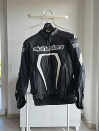 Tuta moto in pelle divisibile Alpinestars