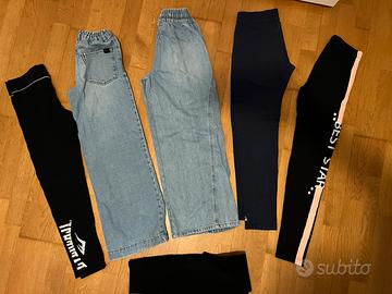 Lotto jeans e leggins 10-11 anni