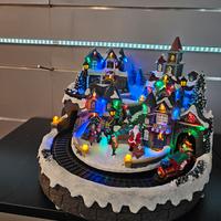 Giostrina natalizia con luci, musica e movimento