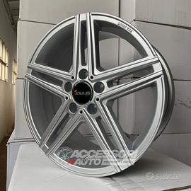 Set di cerchi in lega da 17 AVUS AC-515 SILVER