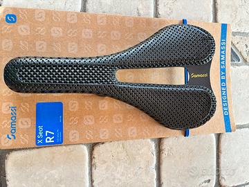 Sella bici corsa full carbon 3D samassi R7