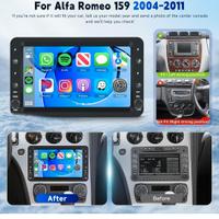 VECHTEL Autoradio 2G+64G Android 15 per Alfa Romeo