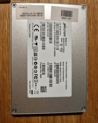 SSD Micron M550 256GB SATA 6Gb/s