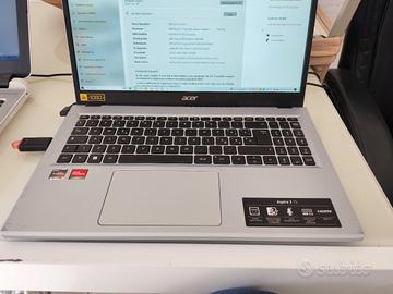 notebook Acer aspire 3 15 ryzen 5 