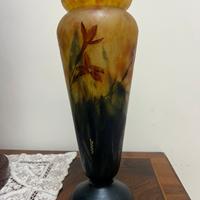 Vaso pate de verre Mado nancy daum art nouveau dec