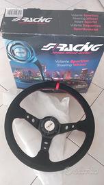 Volante Sportivo Simoni Racing Universale - Nero | Diametro 350mm | Design Sportivo