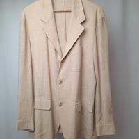 Giacca vintage sfoderata Burberry London lino lana