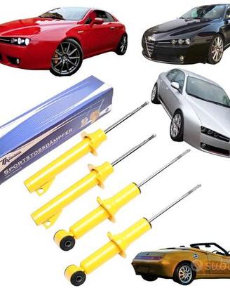 4 Ammortizzatori Sportvi ALFA 159 Brera Spider