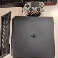 PS4 slim 500 GB + controller + base 