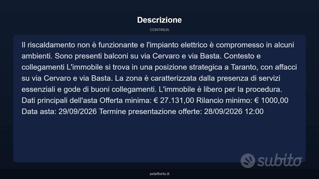 Appartamento – Taranto - Vista 5